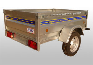 Remorque de moins de 500 kilos PTAC type rem 170