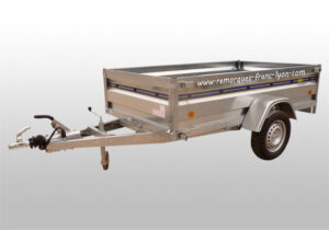 Remorque de moins de 500 kilos PTAC type rem 233se avec freins de uni remorques