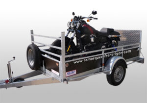 Porte moto multi moto quad avec hayon et moto
