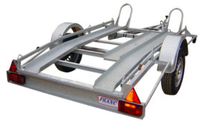 Porte moto franc trailers vue arrière